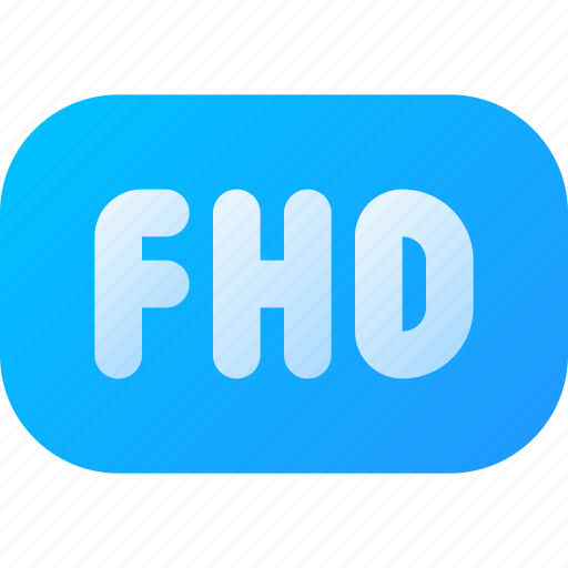 Fhd, hd, full, high, definition icon - Download on Iconfinder