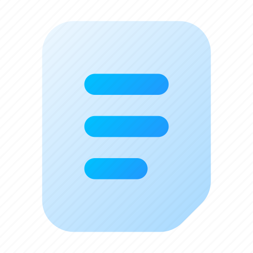 File, document, text icon - Download on Iconfinder