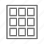 block, cubes, glass, window 