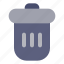 trash bin, recycle bin, garbage, delete, trash can, remove 
