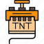 tnt, bomb, color, explosive, plunger, weapon, weaponry 