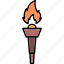 torch, burn, dark, fire, flame, game, item 