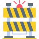 barrier, caution, construction, and, tools, obstacle