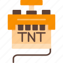 tnt, bomb, explosive, plunger, weapon, weaponry