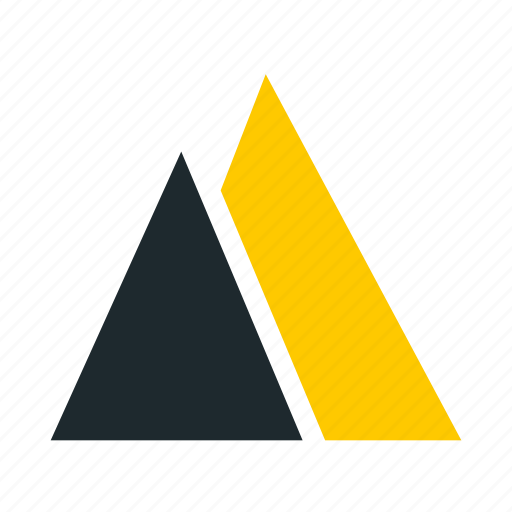 Mine, mining, mountain, pyramid, rock, sand, triangle icon - Download on Iconfinder