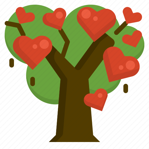Love, relationship, romance, sharing, tree, valentine icon - Download on Iconfinder