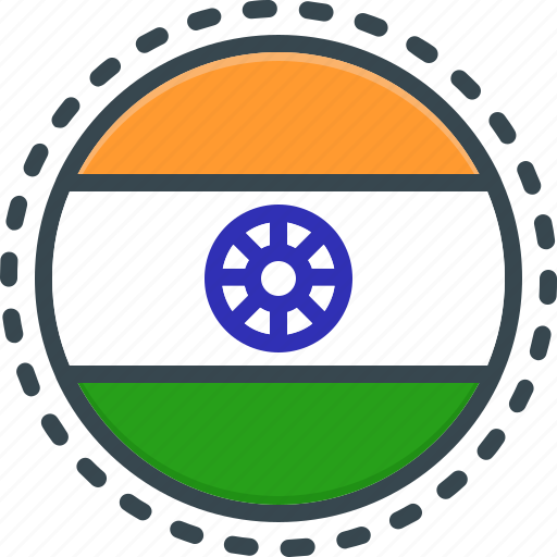 Flag, of, india, ind, nation, world icon - Download on Iconfinder
