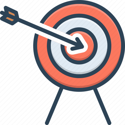 Accurate, achievement, archery, aspirations, confidence, dartboard, target icon - Download on Iconfinder