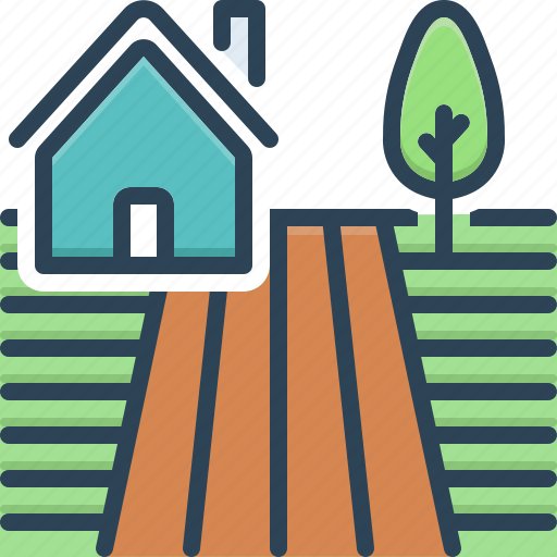 Farm, farmer, farming, farmland, field, ground, land icon - Download on Iconfinder
