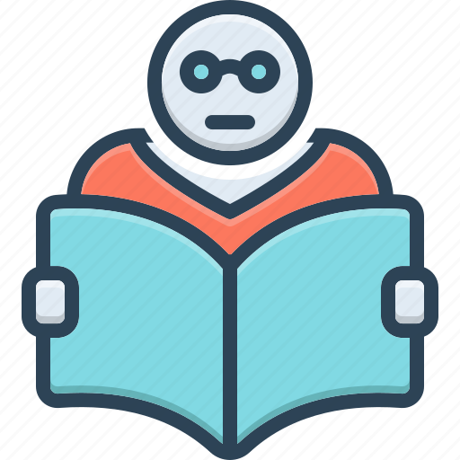 Education, enchiridion, reader, reading, reciter, student, textbook icon - Download on Iconfinder