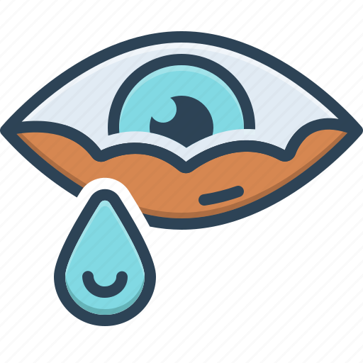 Cry, eyewater, grief, tear, teardrop, teary, watery icon - Download on Iconfinder