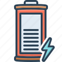 accumulator, backup, battery, charge, electric, indicator, power