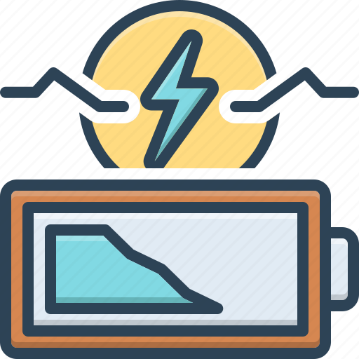 Accumulator, battery, charge, electric, indicator, recharge, resistance icon - Download on Iconfinder