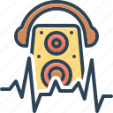 beat, audio, dj, frequency, music, disco, noise, sound, headphone