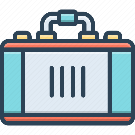 Case, brief, handle, suitcase, portmanteau, baggage, handbag icon - Download on Iconfinder