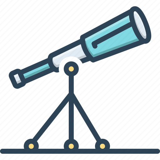 Telescope, discovery, astronomy, observe, magnification, instrument, spyglass icon - Download on Iconfinder