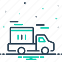 carriage, conveyance, delivery, dispatch, distribution, transport, transportation