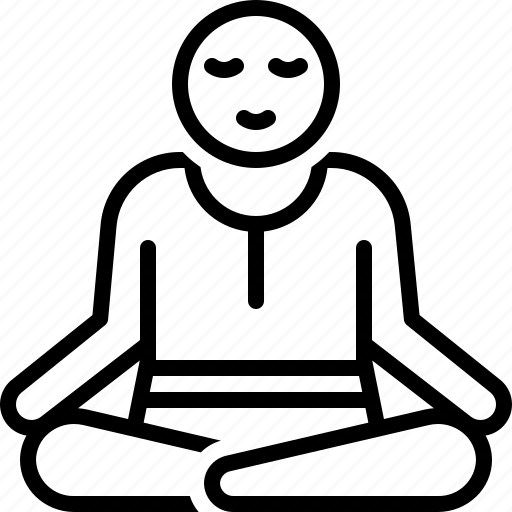 Exercise, health, meditate, peace, pose, working out, yoga icon - Download on Iconfinder
