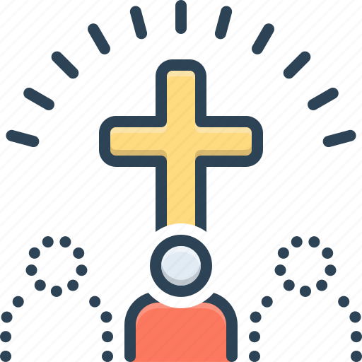 Belief, cross, faith, homage, mythology, trust, worship icon - Download on Iconfinder
