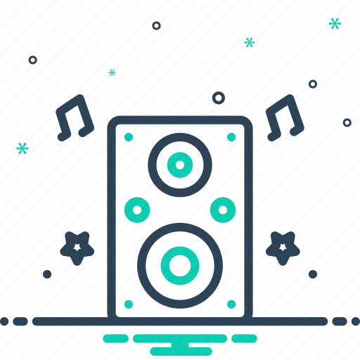 Amplifier, bass, electronic, entertainment, loud, music, speaker icon - Download on Iconfinder