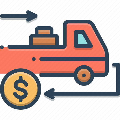 Cashondelivery, courier, deliver, receive, shipment, shipping, vehicle icon - Download on Iconfinder