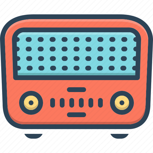 Former, first, sooner, primarily, radio, electrical, retro icon - Download on Iconfinder