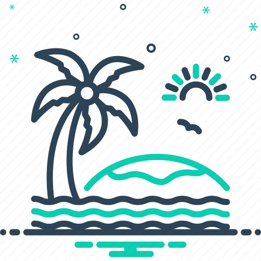 Beach, environment, island, landscape, nature, paradise, sun icon - Download on Iconfinder