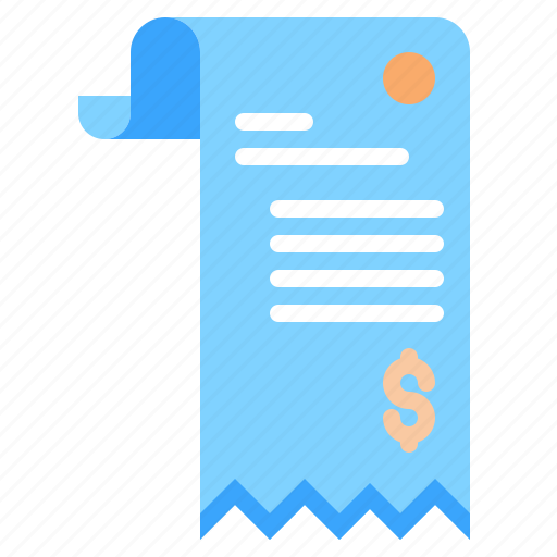 Bill, cash, pay, expenses, cost, spending, receipt icon - Download on Iconfinder