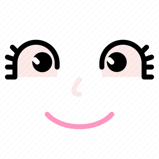 Eyes, smiling, cartoon, face, happy, joyful, emotion icon - Download on Iconfinder