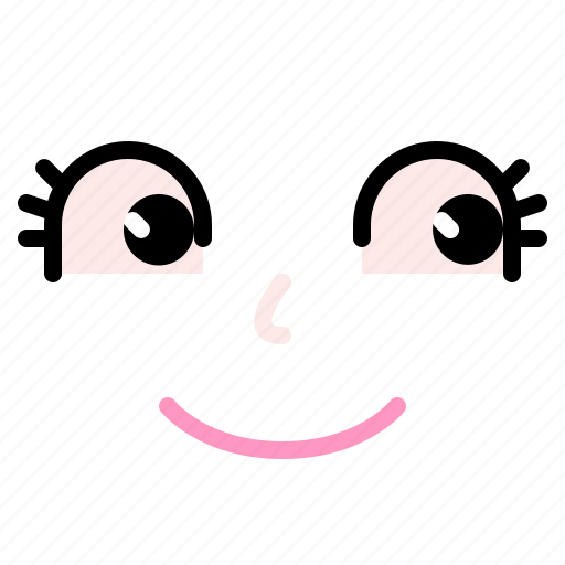 Eyes, smiling, cartoon, face, happy, joyful, emoticon icon - Download on Iconfinder