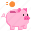 saving, money, pig, coin, investment, finance, business 