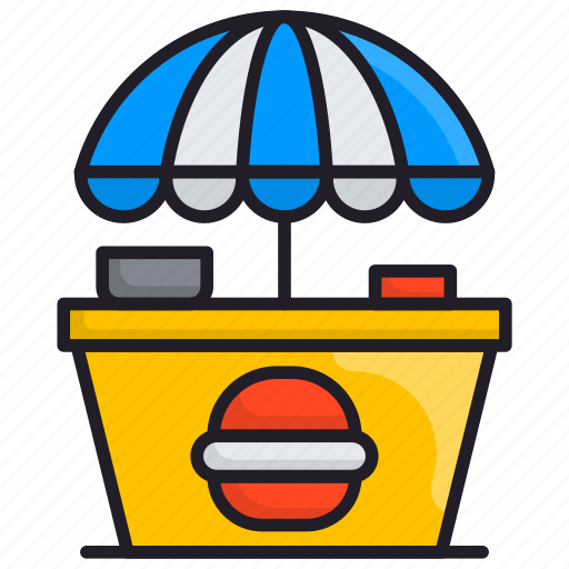 Public, market, stall, outside, catering, snack icon - Download on Iconfinder