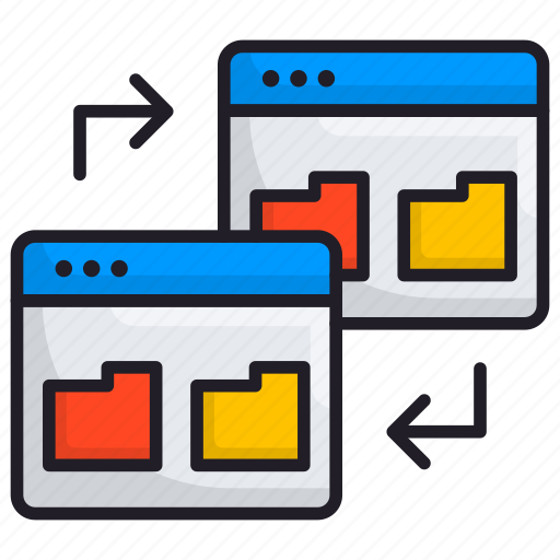 Data, exchange, transfer, files, storage icon - Download on Iconfinder