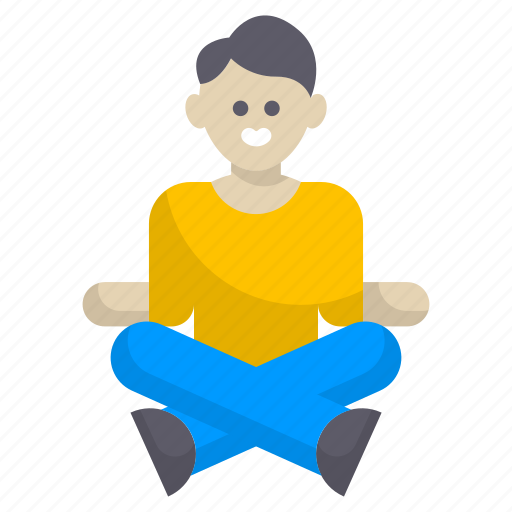 Fitness, yoga, relaxation, young, health icon - Download on Iconfinder