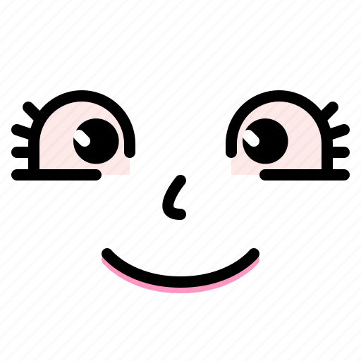 Eyes, smiling, cartoon, face, happy, joyful, emoticon icon - Download on Iconfinder