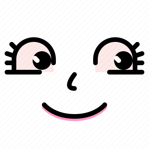 Eyes, smiling, cartoon, face, happy, joyful, emotion icon - Download on Iconfinder
