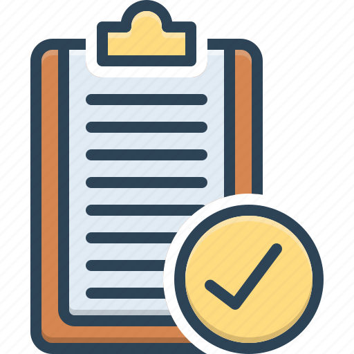Apply, proceed, form, resume, accept, agreement, checklist icon - Download on Iconfinder