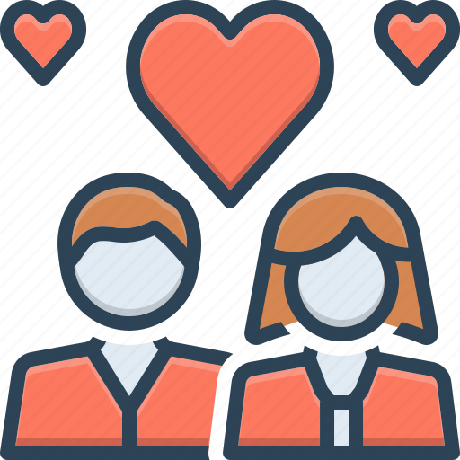 Romantic, couple, heart, engaged, emotion, relationship, fall in love icon - Download on Iconfinder