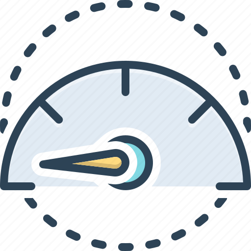 Slowly, slow, unhurried, stilly, accelerate, gauge, speedometer icon - Download on Iconfinder