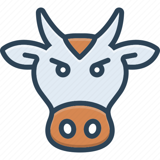 Beast, animal, cattle, livestock, brute, fauna, cow icon - Download on Iconfinder