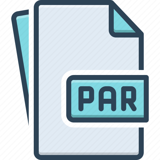 Par, data, file, extension, document, folder, file format icon - Download on Iconfinder