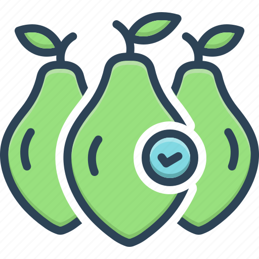 Ripe, clotted, fresh, pear, ripened, fruit, ready to eat icon - Download on Iconfinder