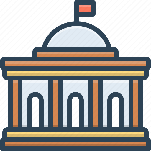 Ministry, cabinet, edifice, building, federal, capitol, government icon - Download on Iconfinder