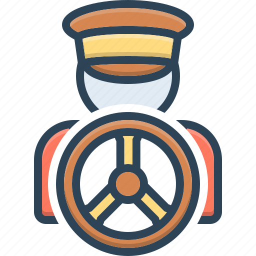 Drivers, operator, motorist, chauffeur, profession, rudder, steering wheel icon - Download on Iconfinder
