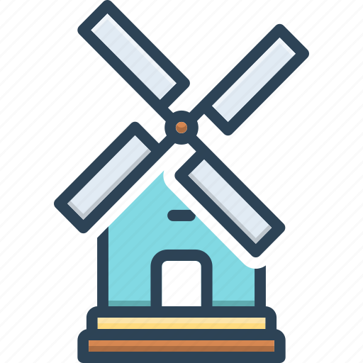 Dutch, energy, turbine, generator, agricultural, countryside, wind mill icon - Download on Iconfinder