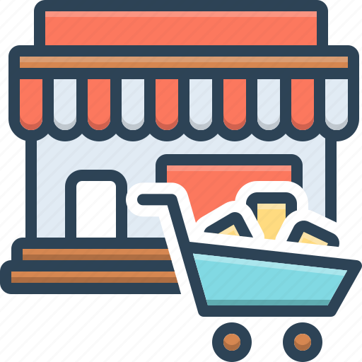 Purchases, buying, buy, basket, cart, store, market icon - Download on Iconfinder