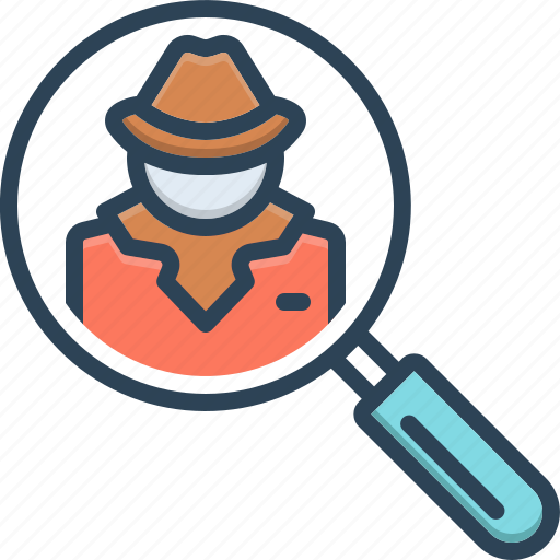 Investigators, detective, search, magnifier, discoveries, inquisitor icon - Download on Iconfinder