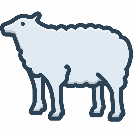 Lamb, sheep, wool, cattle, livestock, domestic, baa lamb icon - Download on Iconfinder