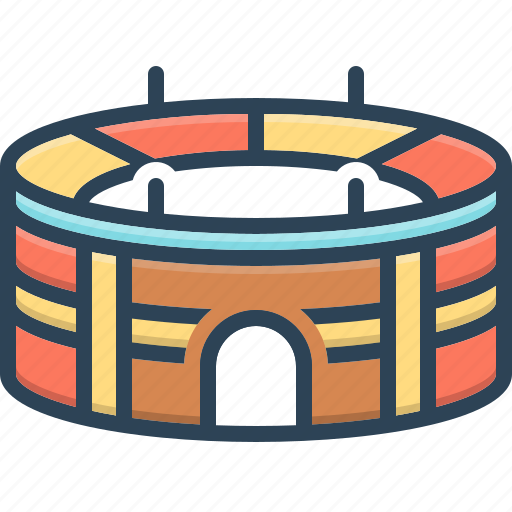 Stadium, arena, amphitheater, field, palaestra, cirque, competition icon - Download on Iconfinder