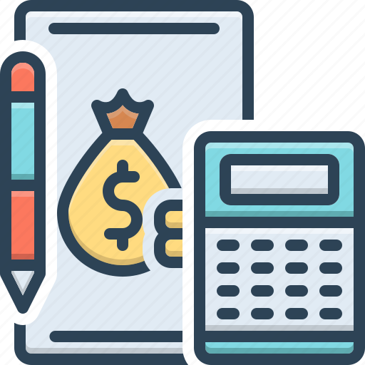 Finance, notepad, calculator, accounting, money, economic icon - Download on Iconfinder